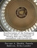 Cover: Reauthorization of the Endangered Species ACT (ESA) - Bibliogov