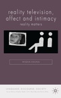 Cover: Reality Television, Affect and Intimacy - Palgrave Macmillan