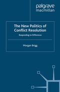 Cover: The New Politics of Conflict Resolution - Palgrave Macmillan