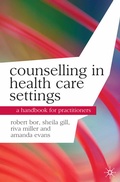 Cover: Counselling in Health Care Settings - Red Globe Press