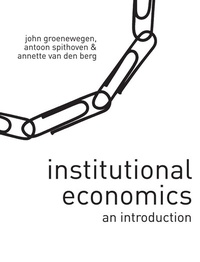 Enlarge image Cover: Institutional Economics - Red Globe Press