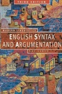 Cover: English Syntax and Argumentation - Palgrave Macmillan