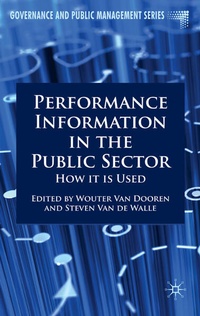 Enlarge image Cover: Performance Information in the Public Sector - Palgrave Macmillan