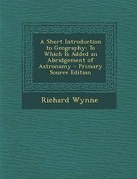 Enlarge image Cover: A Short Introduction to Geography - Nabu Press