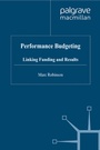 Cover: Performance Budgeting - Palgrave Macmillan