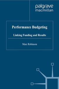 Enlarge image Cover: Performance Budgeting - Palgrave Macmillan