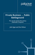 Cover: Private Business-Public Battleground - Palgrave Macmillan