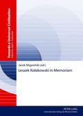 Cover: Leszek Kolakowski in Memoriam - Peter Lang Verlag