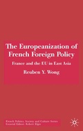 Cover: The Europeanization of French Foreign Policy - Palgrave Macmillan