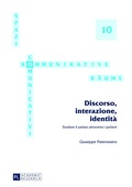Cover: Discorso, interazione, identit&agrave; - Peter Lang Verlag