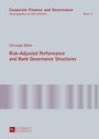 Cover: Risk-Adjusted Performance and Bank Governance Structures - Peter Lang Verlag