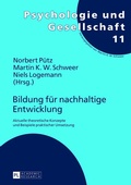 Cover: Bildung f&uuml;r nachhaltige Entwicklung - Peter Lang Verlag