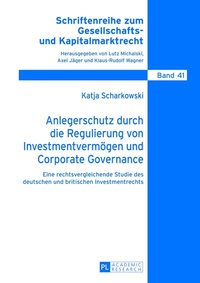 Abbildung von: Anlegerschutz durch die Regulierung von Investmentvermögen und Corporate Governance - Peter Lang Verlag
