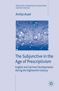 Cover: The Subjunctive in the Age of Prescriptivism - Palgrave Macmillan