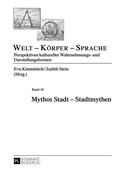 Cover: Mythos Stadt - Stadtmythen - Peter Lang Verlag