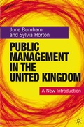 Cover: Public Management in the United Kingdom - Red Globe Press