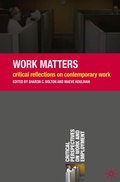 Cover: Work Matters - Red Globe Press