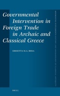Cover: Governmental Intervention in Foreign Trade in Archaic and Classical Greece - Brill