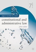 Cover: Constitutional and Administrative Law - Palgrave Macmillan