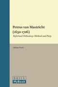 Cover: Petrus van Mastricht (1630-1706) - Brill