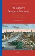 Cover: Pre-Modern European Economy - Brill