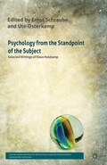 Cover: Psychology from the Standpoint of the Subject - Palgrave Macmillan