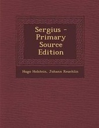 Enlarge image Cover: Sergius - Primary Source Edition - Nabu Press
