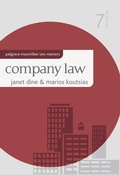 Cover: Company Law - Palgrave Macmillan