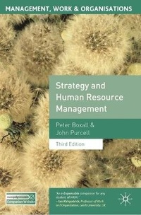 Enlarge image Cover: Strategy and Human Resource Management - Palgrave Macmillan
