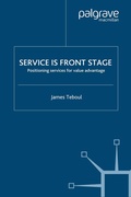Cover: Service is Front Stage - Palgrave Macmillan