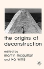 Cover: The Origins of Deconstruction - Palgrave Macmillan