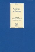 Cover: Chartier in Europe - D.S. Brewer