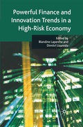 Cover: Powerful Finance and Innovation Trends in a High-Risk Economy - Palgrave Macmillan
