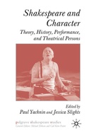 Cover: Shakespeare and Character - Palgrave Macmillan
