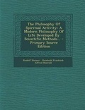 Cover: The Philosophy of Spiritual Activity - Nabu Press