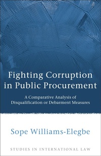 Enlarge image Cover: Fighting Corruption in Public Procurement - Hart Publishing