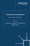 Cover: Transition and Beyond - Palgrave Macmillan