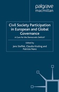Cover: Civil Society Participation in European and Global Governance - Palgrave Macmillan