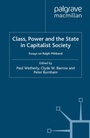 Cover: Class, Power and the State in Capitalist Society - Palgrave Macmillan