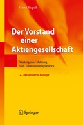 Abbildung von: Der Vorstand einer Aktiengesellschaft - Springer