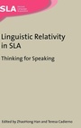 Cover: Linguistic Relativity in SLA - Multilingual Matters