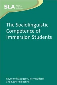 Abbildung von: The Sociolinguistic Competence of Immersion Students - Multilingual Matters