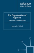 Cover: The Organization of Opinion - Palgrave Macmillan