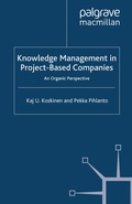 Cover: Knowledge Management in Project-Based Companies - Palgrave Macmillan