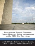 Cover: International Finance Discussion Papers - BiblioBazaar, LLC