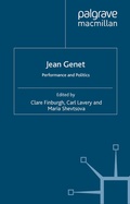 Cover: Jean Genet: Performance and Politics - Palgrave Macmillan