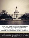 Cover: Major and Trace Element Concentrations in Soils from Two Continental-Scale Transects of the United States and Canada - Bibliogov