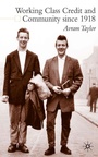 Cover: Working Class Credit and Community since 1918 - Palgrave Macmillan