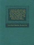 Cover: A Manual of Trade-Mark Cases - Nabu Press