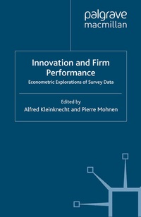 Enlarge image Cover: Innovation and Firm Performance - Palgrave Macmillan